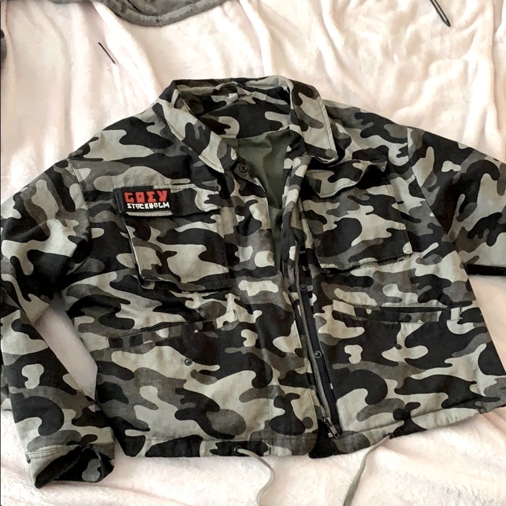 Grey Camo Jacket